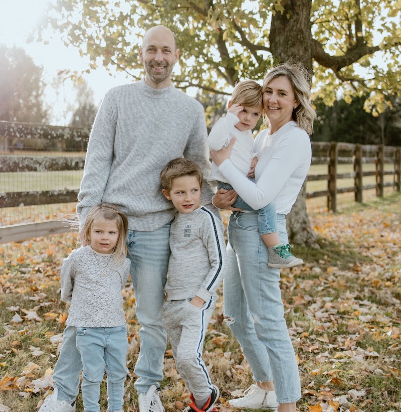 Bob and Linda Lotich with their kids.